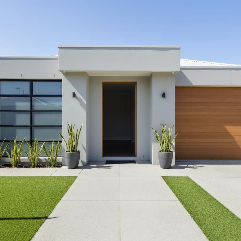 Modern House Entrance